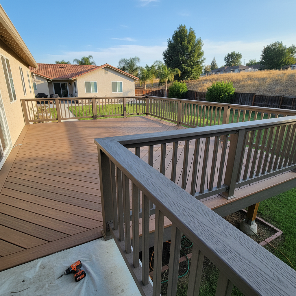 Deck Railing Installation in Modesto, CA