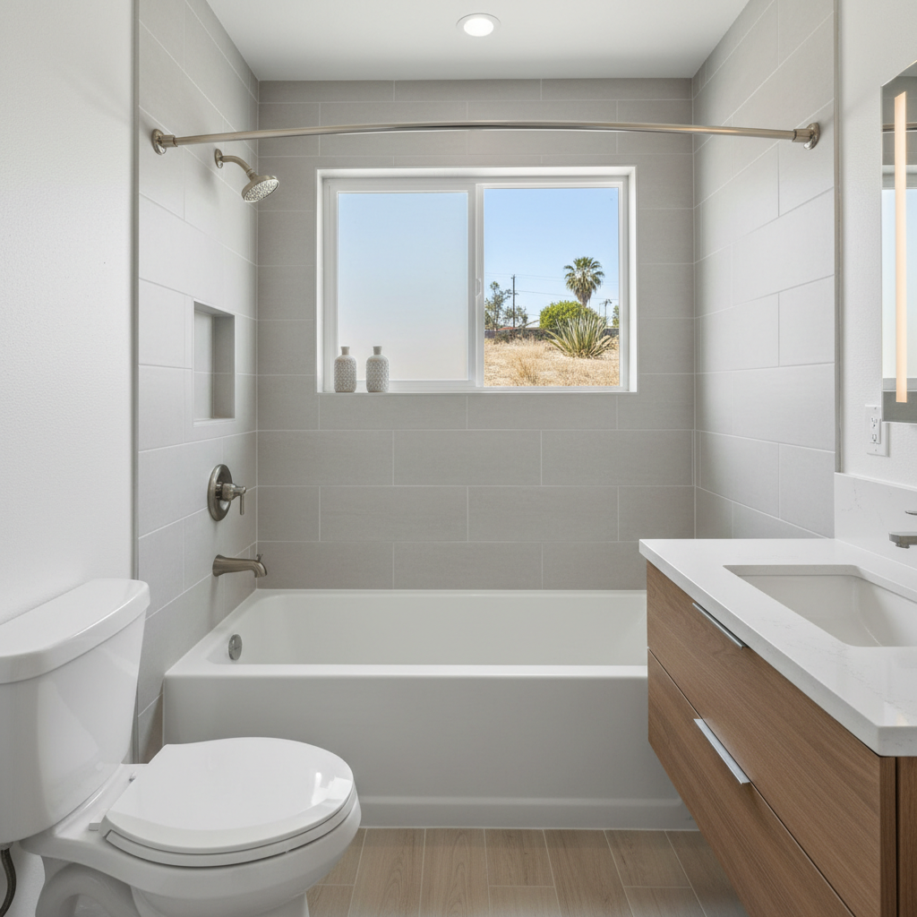 Completed bathtub replacement work at a residential property in Carson, CA