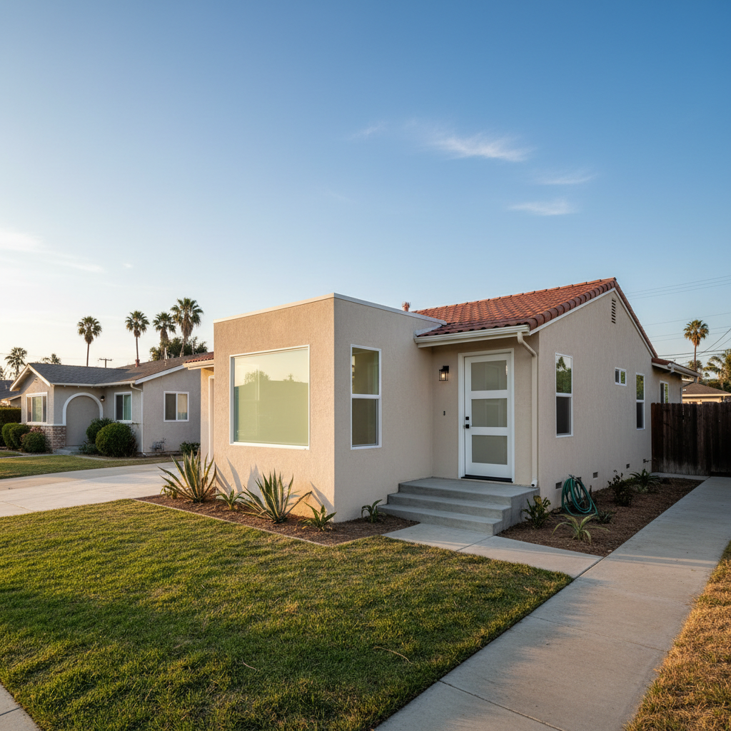 Completed bathroom expansion work at a residential property in Gardena, CA