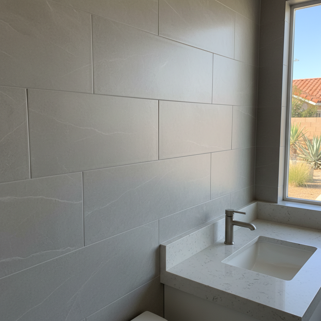 Completed bathroom expansion work at a residential property in Lawndale, CA