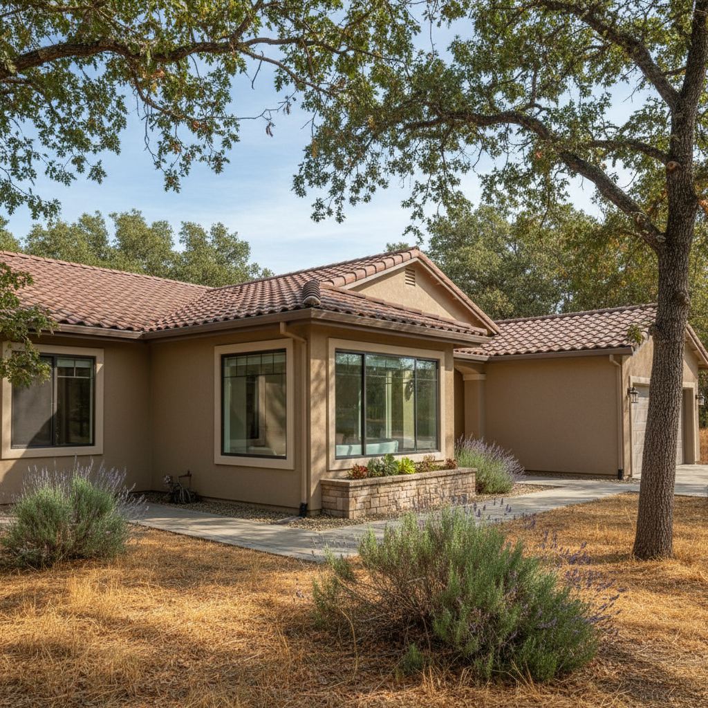 Completed bathroom expansion work at a residential property in Roseville, CA