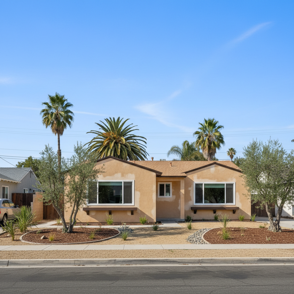 Completed stucco inspection work at a residential property in Norwalk, CA