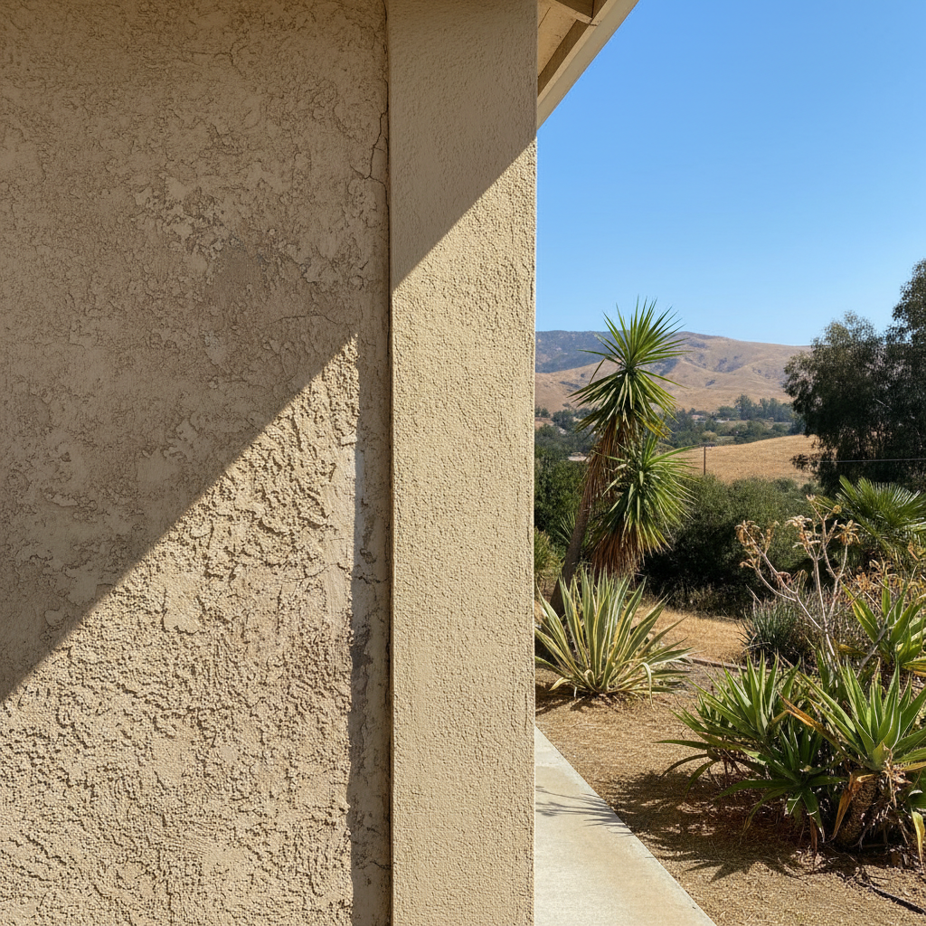 Completed stucco redashing work at a residential property in Pasadena, CA