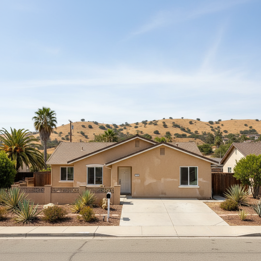 Completed stucco inspection work at a residential property in Escondido, CA