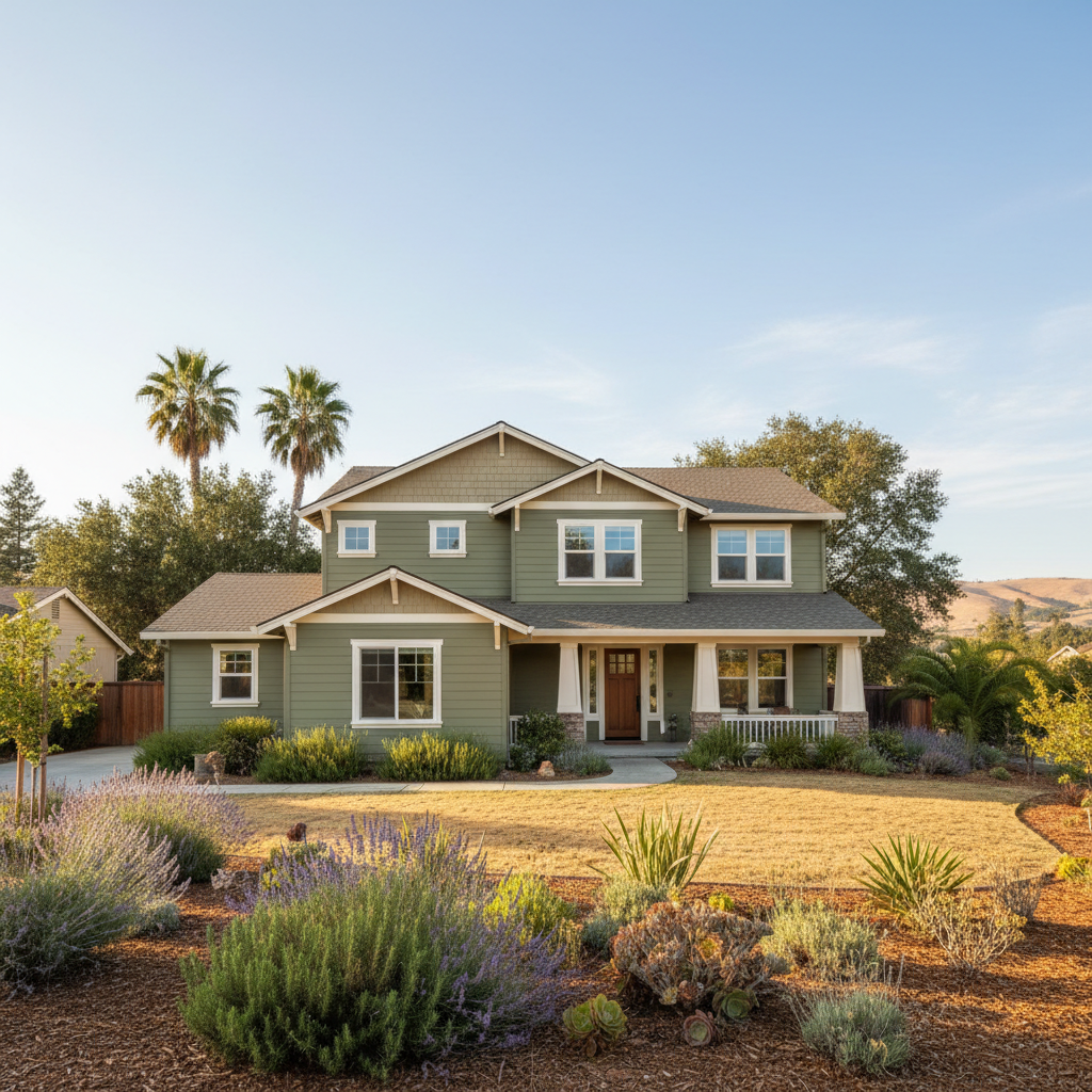 Completed stucco removal work at a residential property in Fairfield, CA