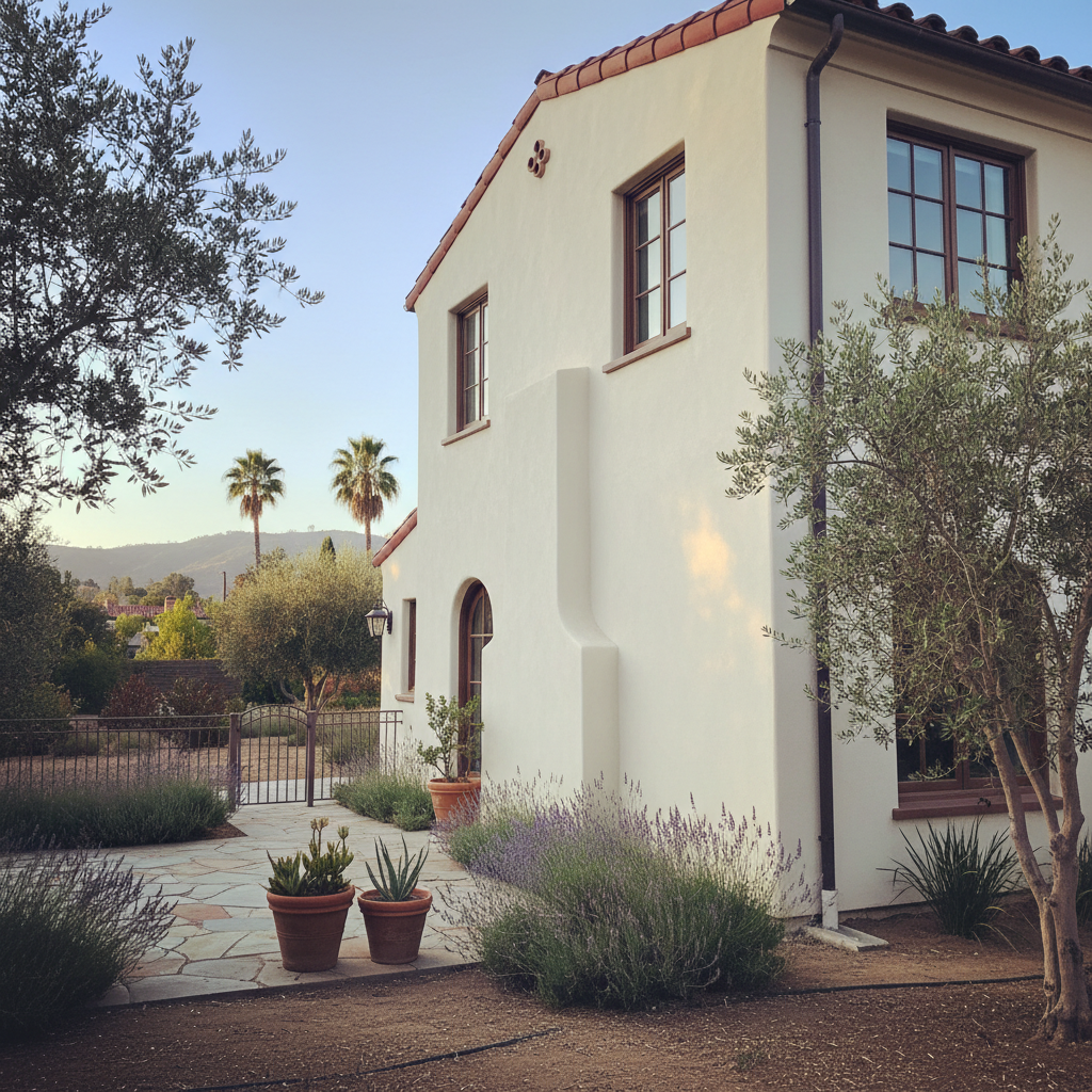 Completed commercial stucco work at a residential property in Pasadena, CA