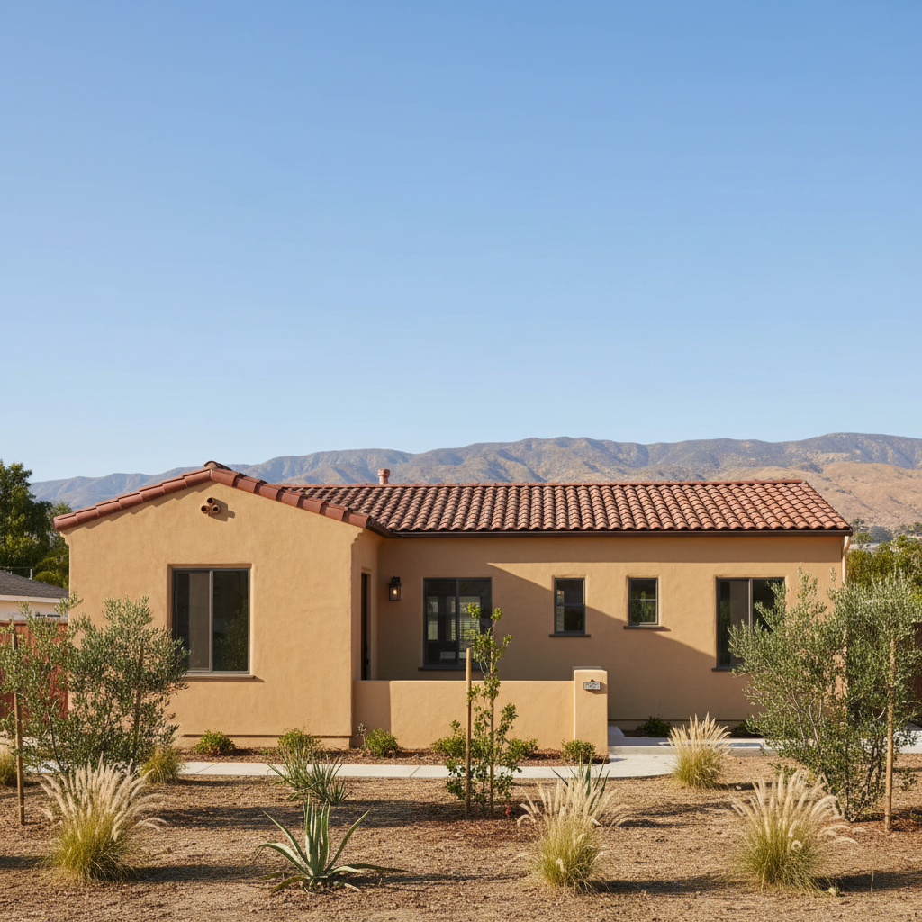 Completed eifs installation work at a residential property in North Hollywood, CA