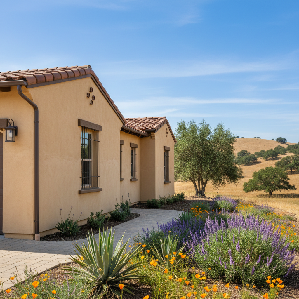 Completed stucco replacement work at a residential property in Temecula, CA