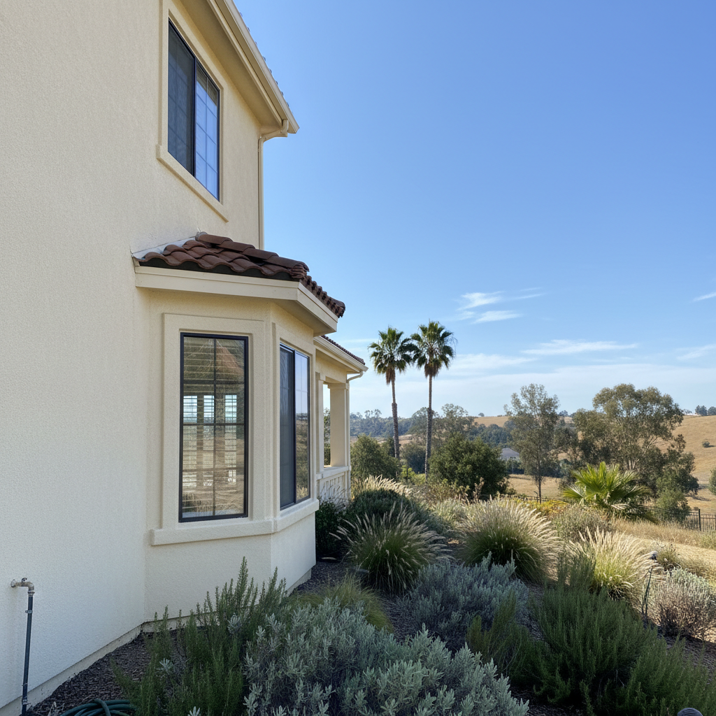 Completed eifs installation work at a residential property in Carmel Valley, CA