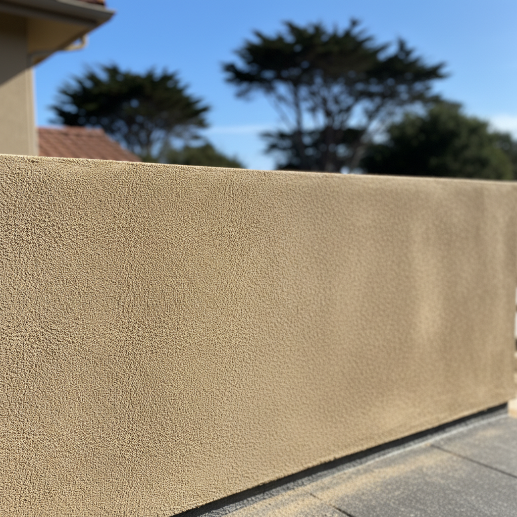 Completed stucco painting work at a residential property in Monterey, CA