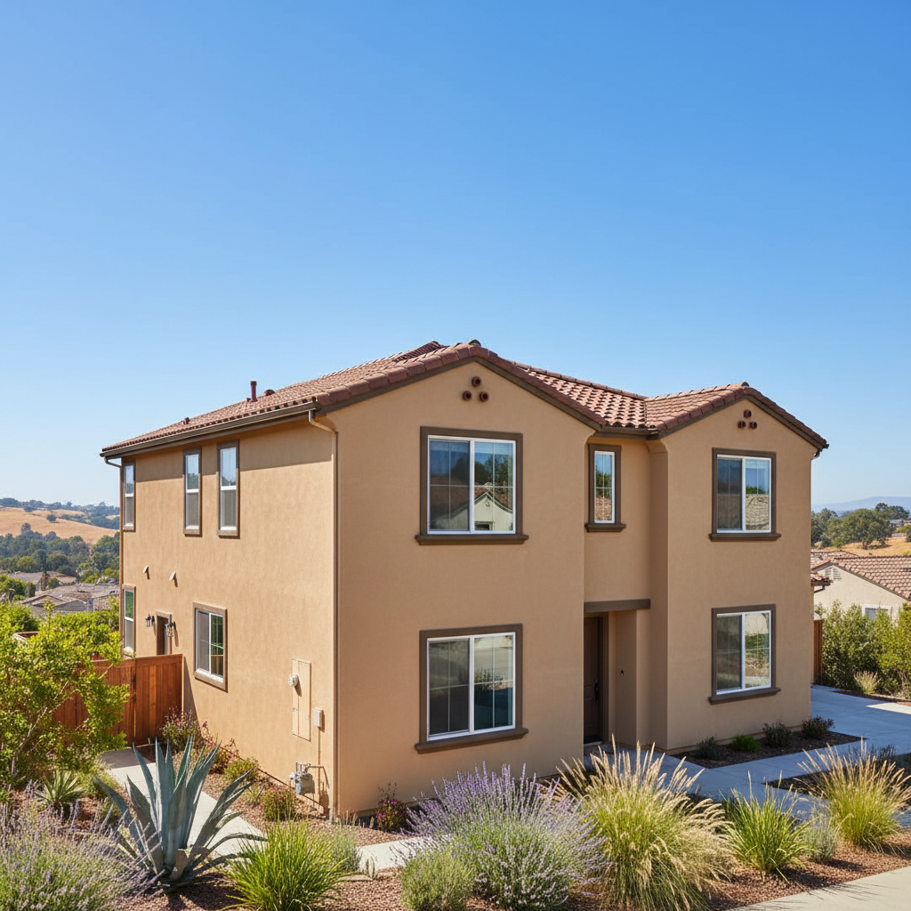 Completed commercial stucco work at a residential property in Hayward, CA