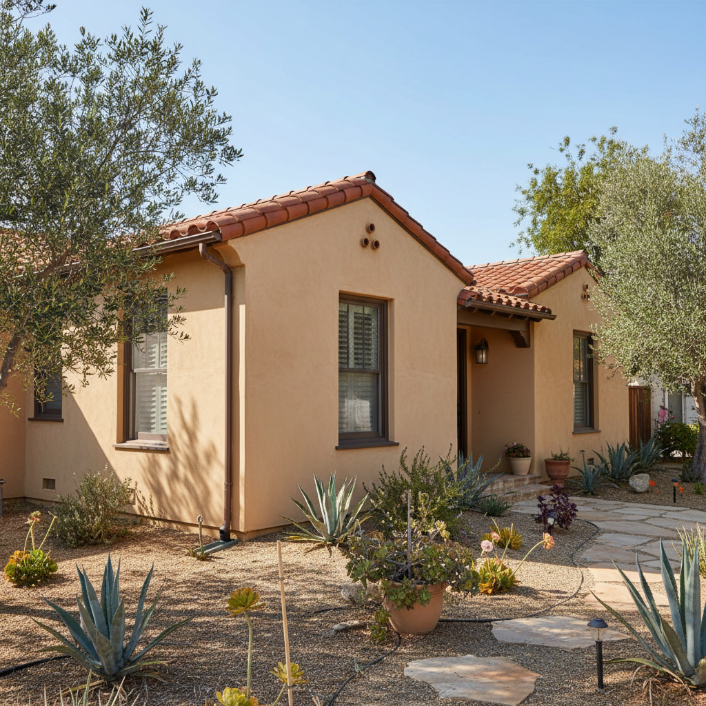 Completed stucco removal work at a residential property in National City, CA
