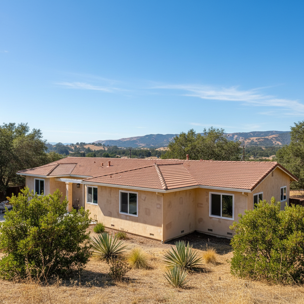 Completed stucco inspection work at a residential property in Redwood City, CA