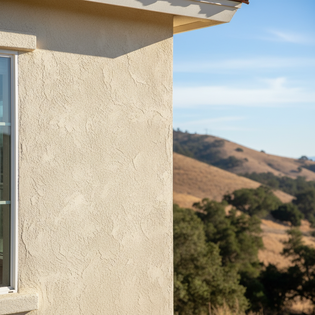 Completed stucco replacement work at a residential property in Salinas, CA