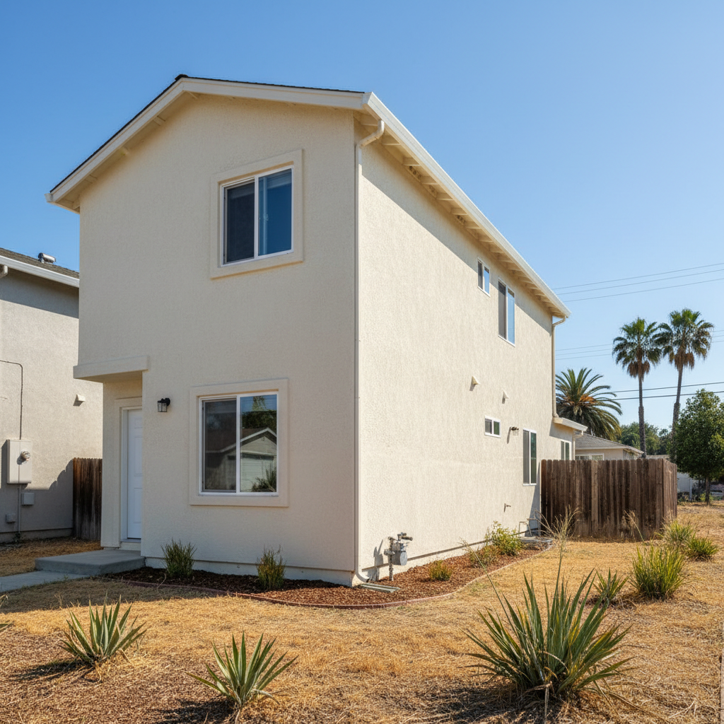 Completed commercial stucco work at a residential property in Antioch, CA