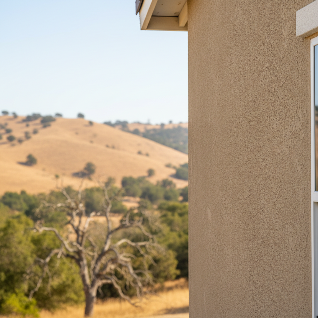Completed eifs installation work at a residential property in Fairfield, CA