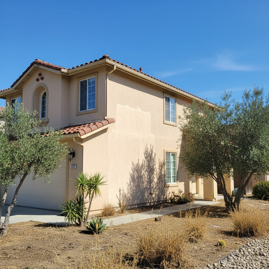 Completed stucco inspection work at a residential property in Stockton, CA