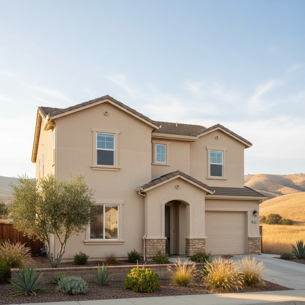 Completed commercial stucco work at a residential property in Hollister, CA