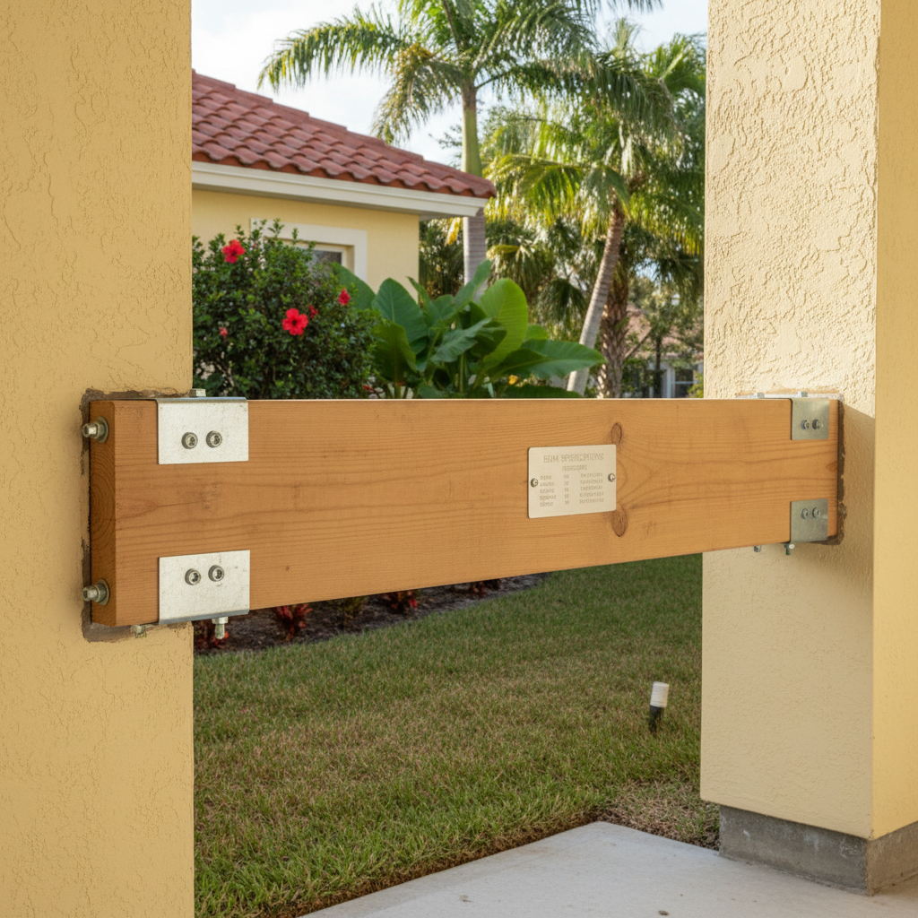 Completed beam sizing and specification work at a residential property in St. Petersburg, FL