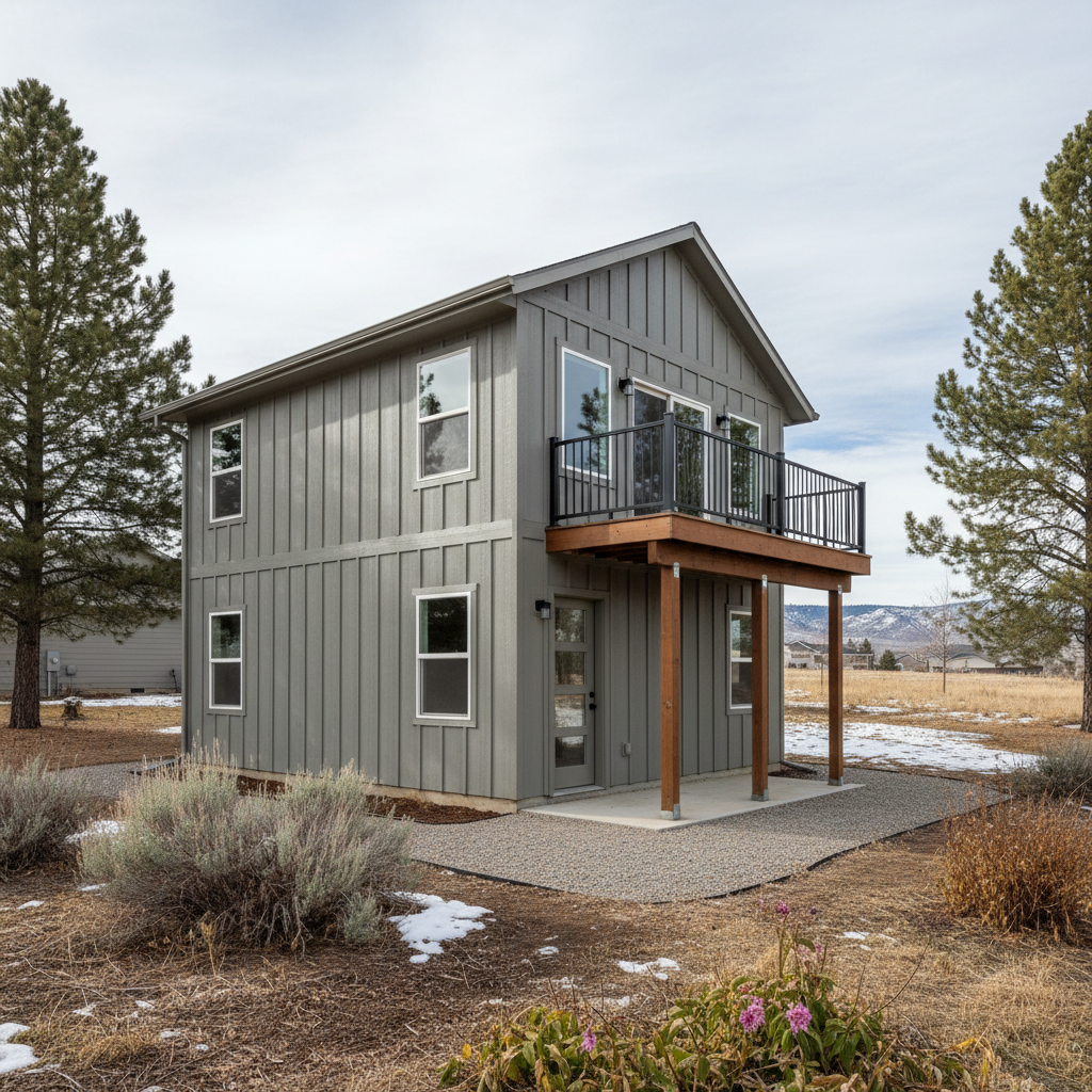 Completed garage conversion work at a residential property in Eagle, ID
