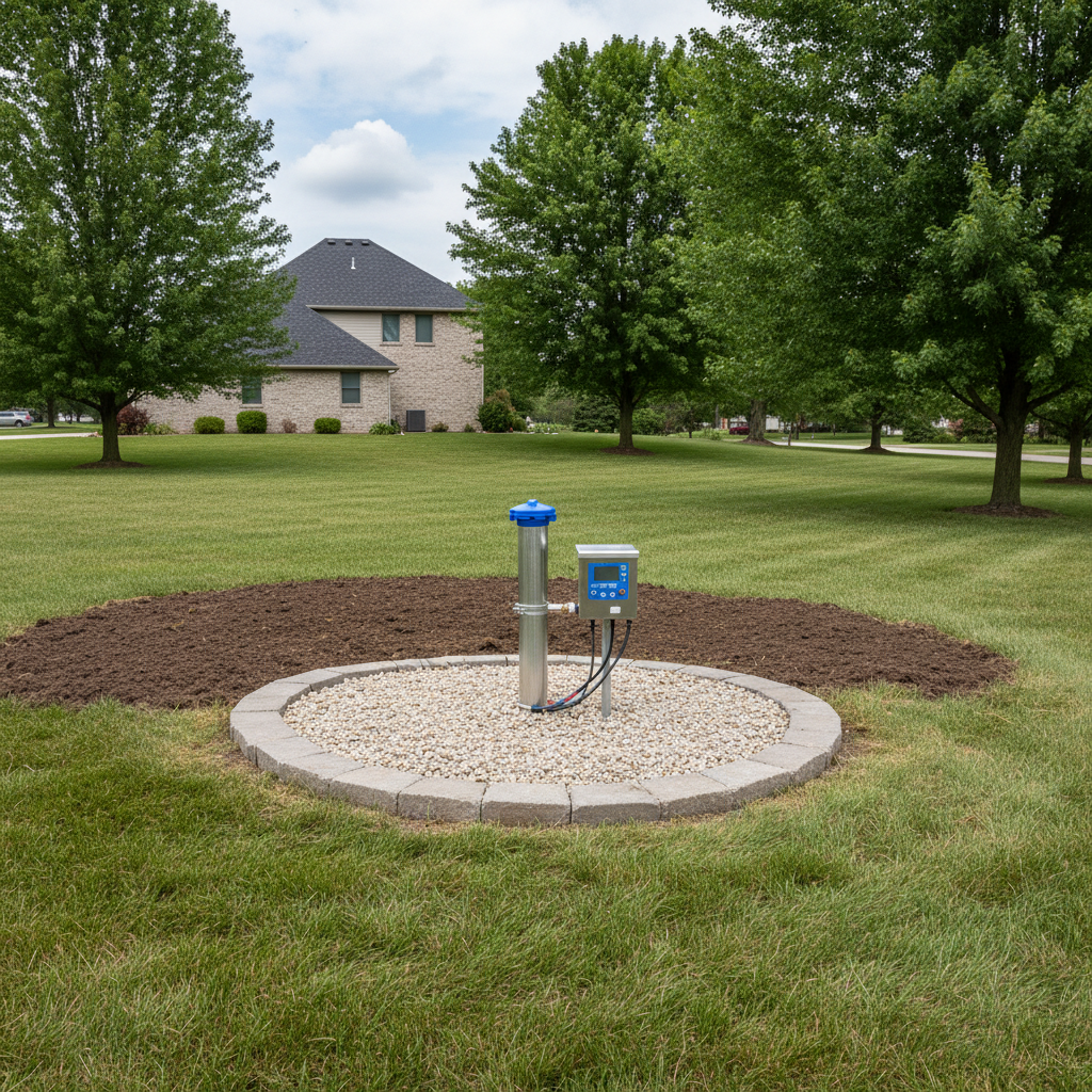 Completed water testing work at a residential property in Rockford, IL