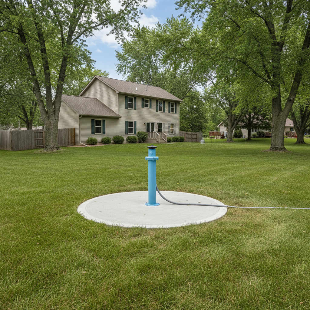 Completed well maintenance work at a residential property in Rockford, IL