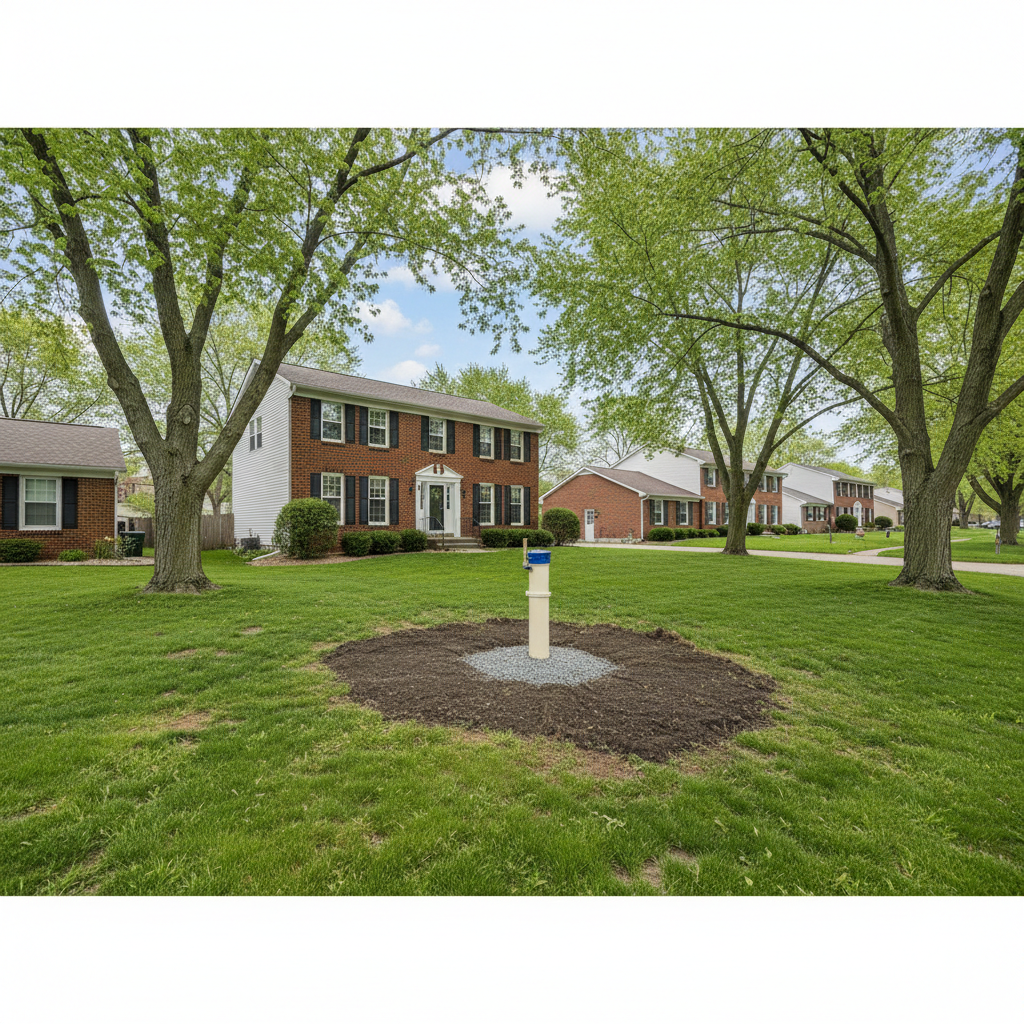 Completed well drilling work at a residential property in Rockford, IL