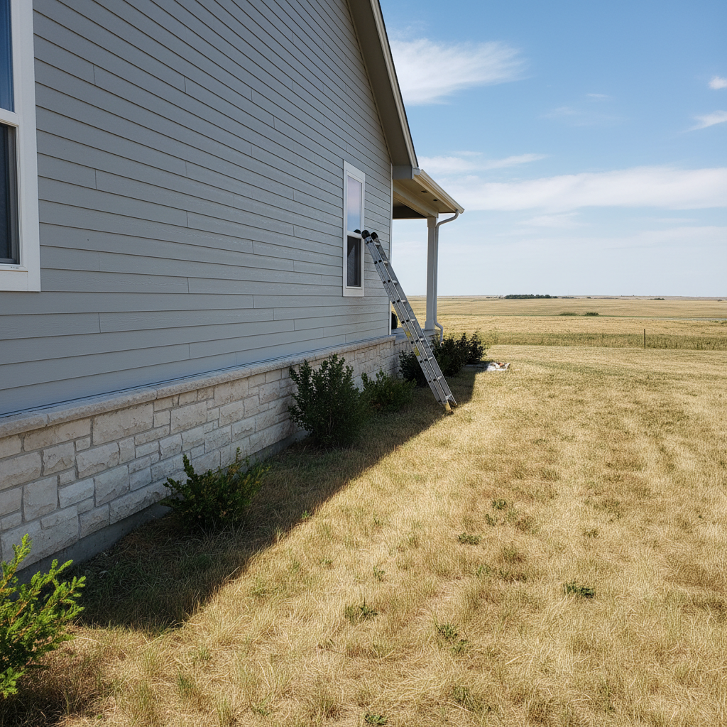 Completed siding inspection work at a residential property in Dodge City, KS