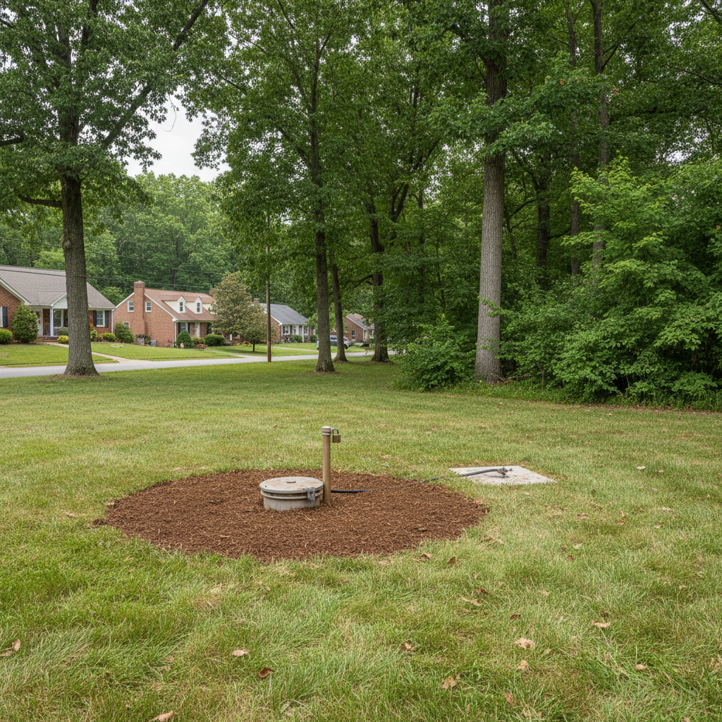 Completed environmental drilling work at a residential property in Baltimore, MD