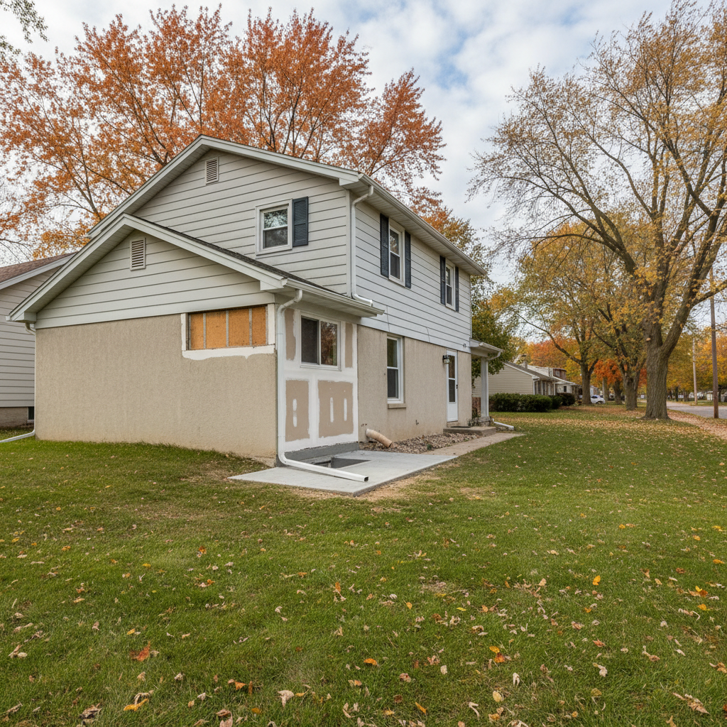 Completed emergency water cleanup work at a residential property in Lincoln Park, MI