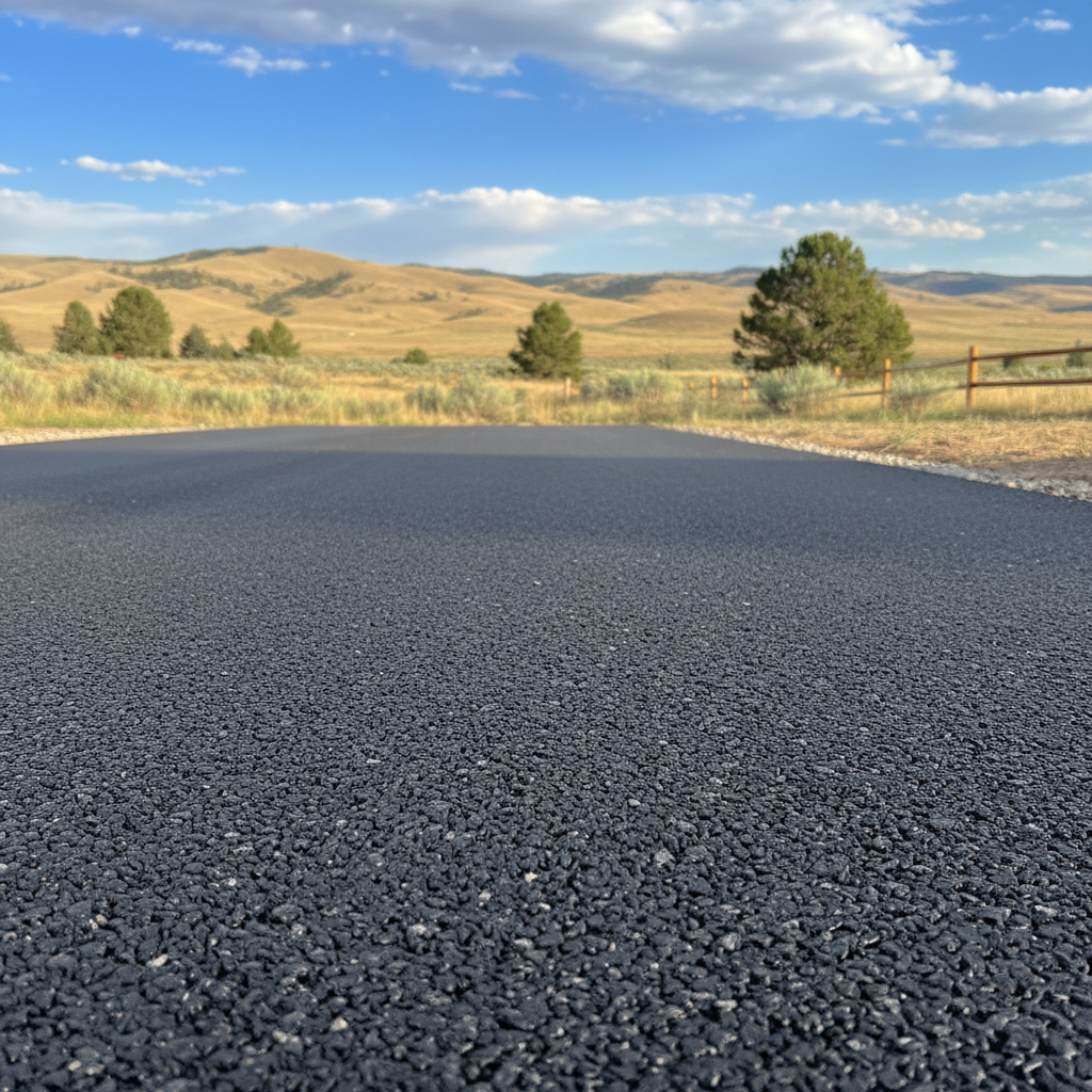 Completed residential asphalt work at a residential property in Billings, MT