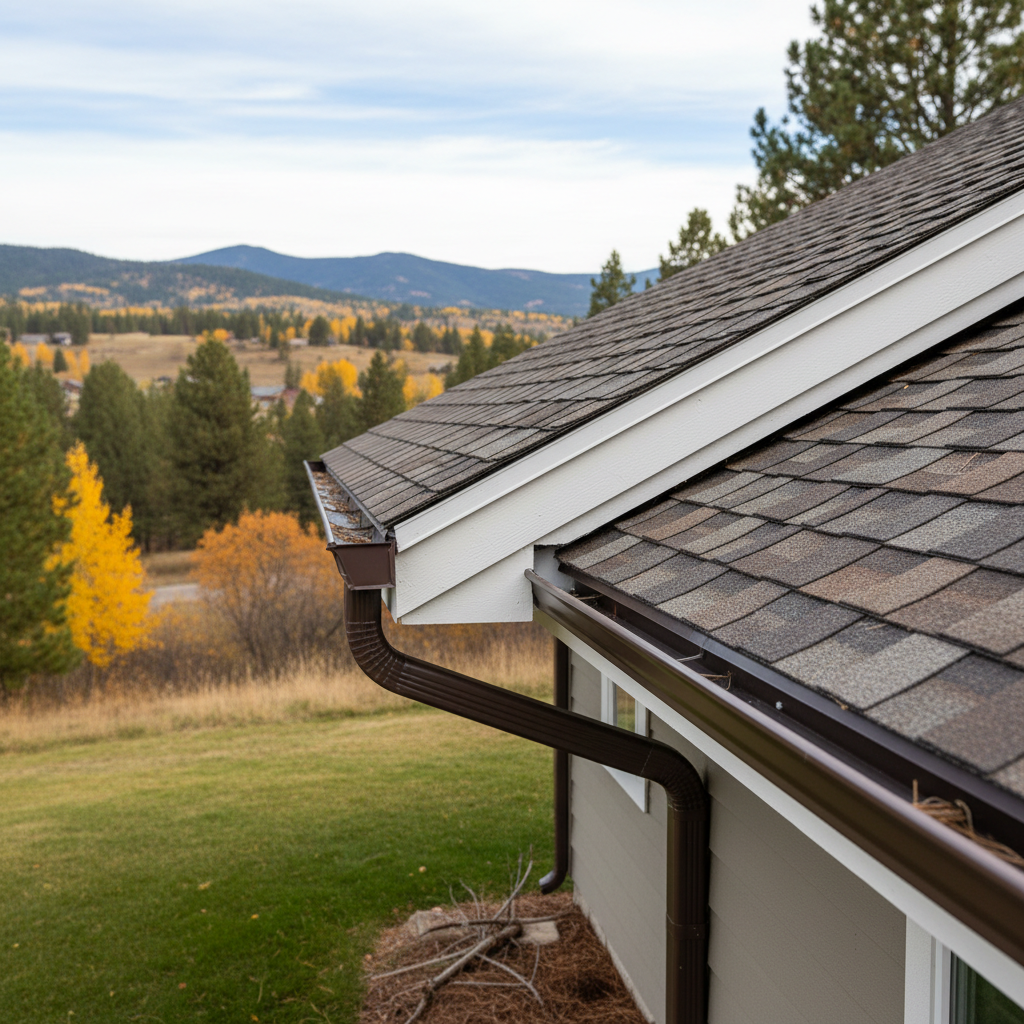 Completed fascia board repair work at a residential property in Missoula, MT