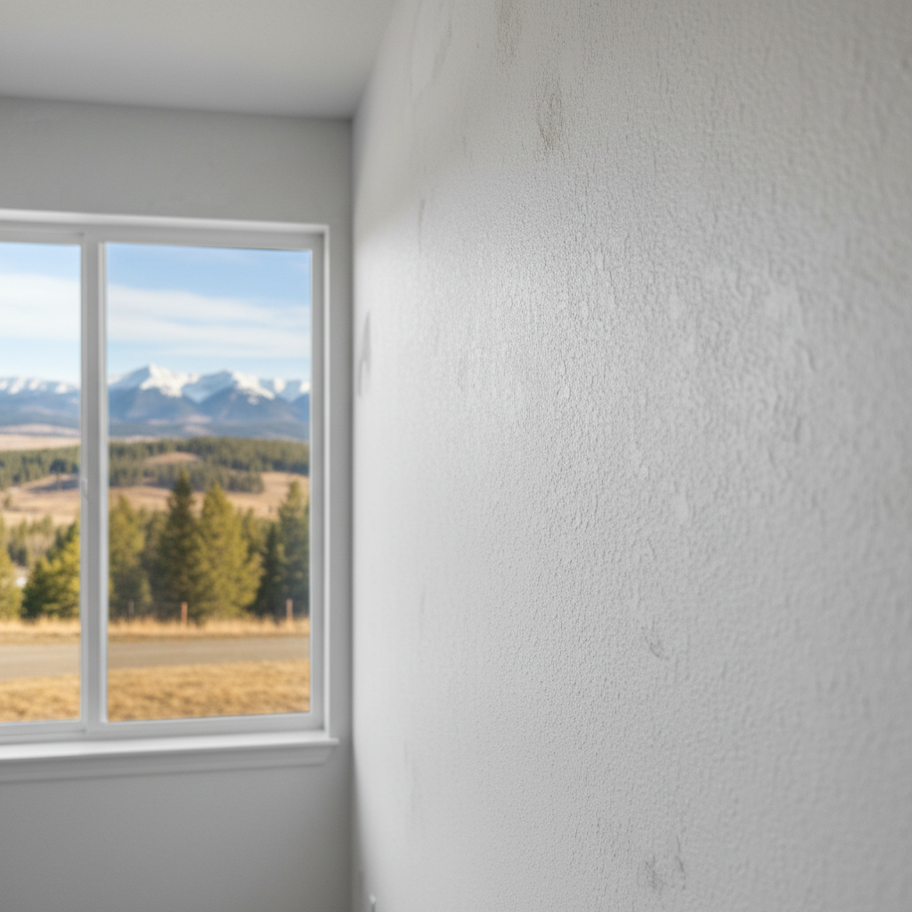 Completed wallpaper removal work at a residential property in Kalispell, MT