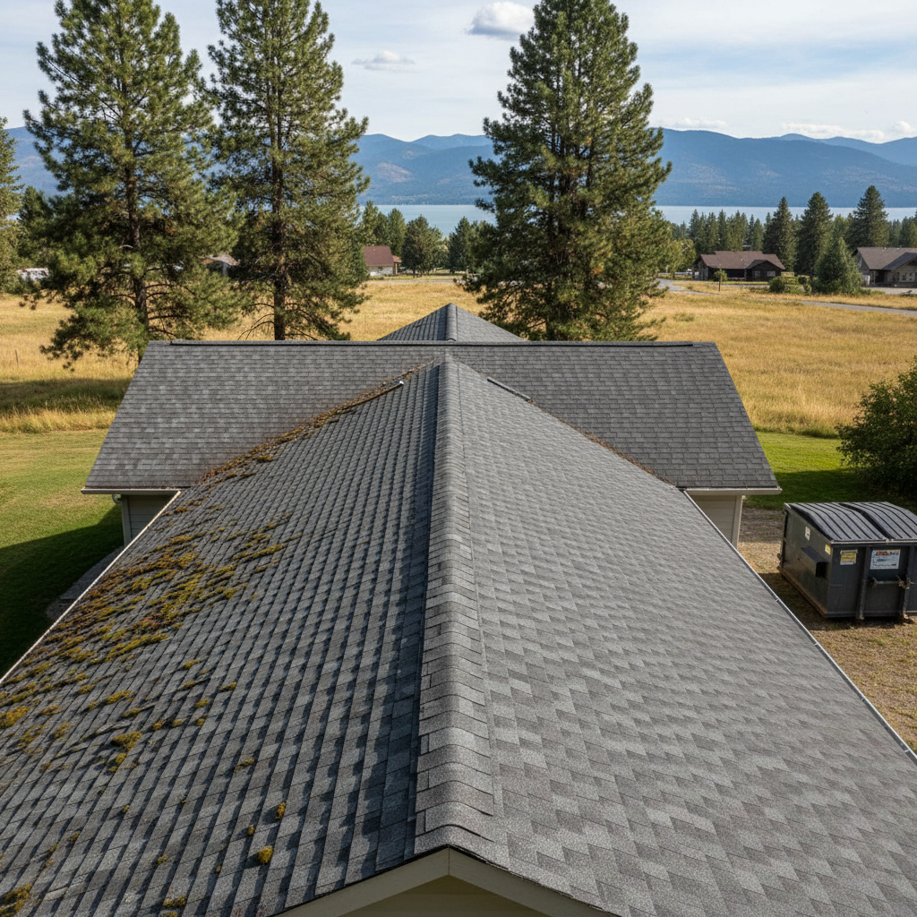 Completed roof inspection work at a residential property in Polson, MT