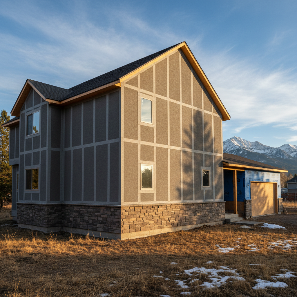 Completed insulation installation work at a residential property in Missoula, MT