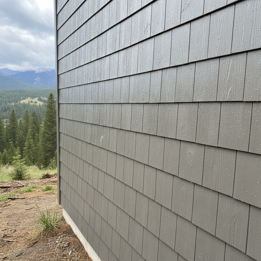 Completed siding cleaning work at a residential property in Missoula, MT
