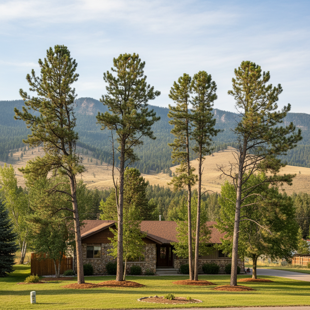 Completed tree health & care work at a residential property in Helena, MT