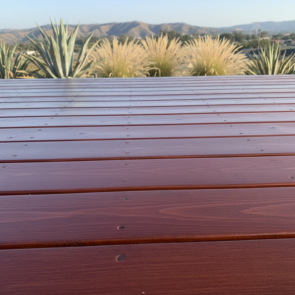 Completed deck painting & staining work at a residential property in Los Angeles, CA