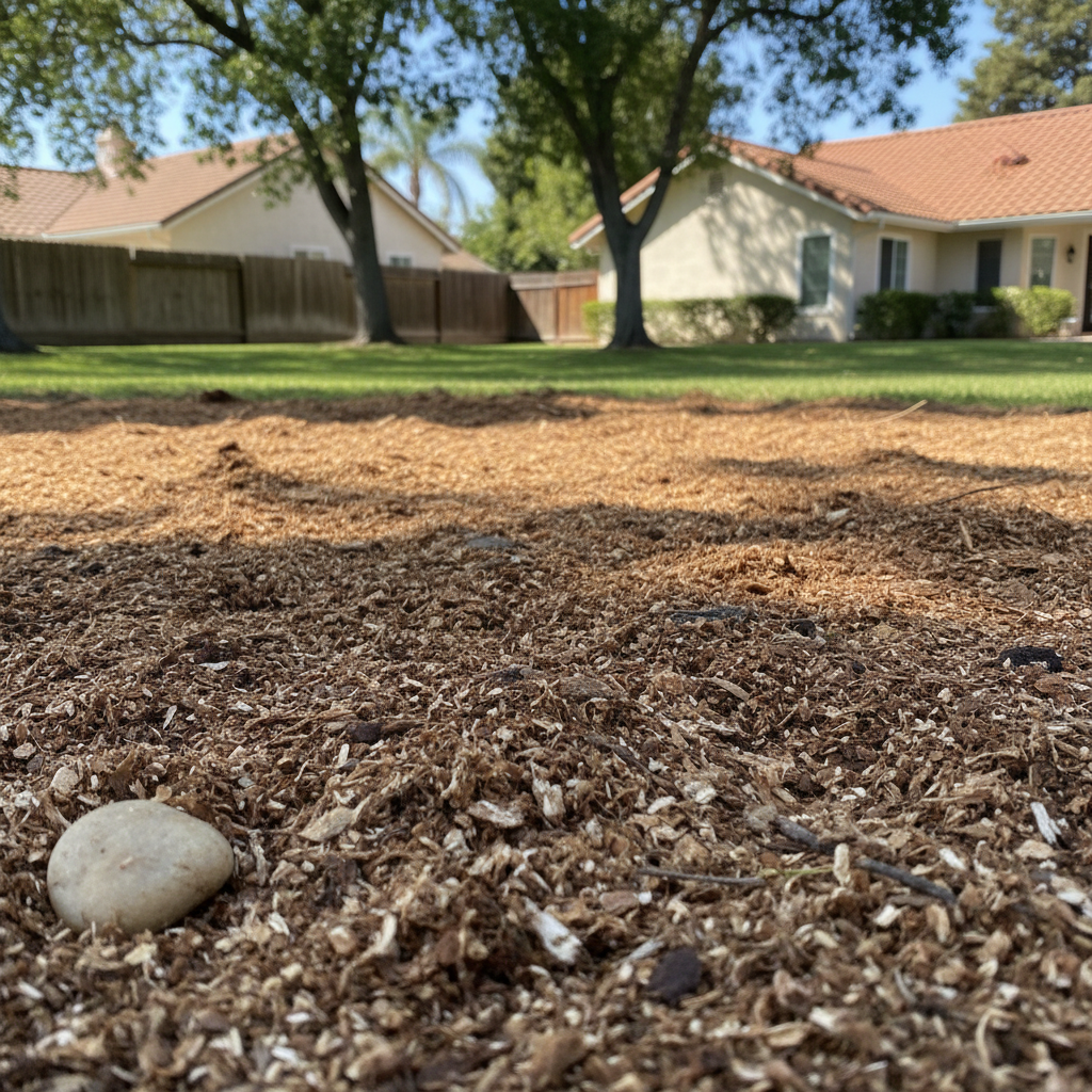 Completed stump grinding & removal work at a residential property in Irvine, CA