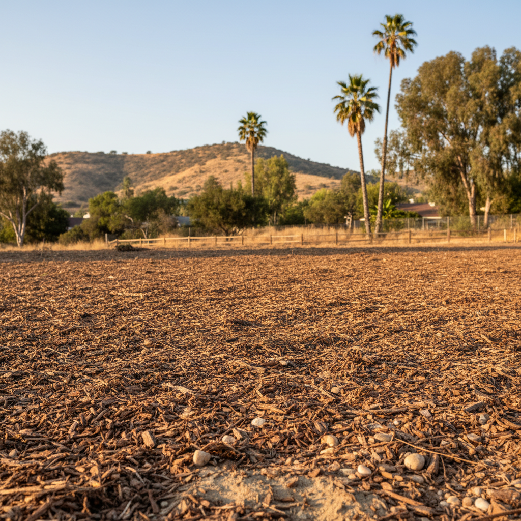 Completed lot clearing work at a residential property in National City, CA
