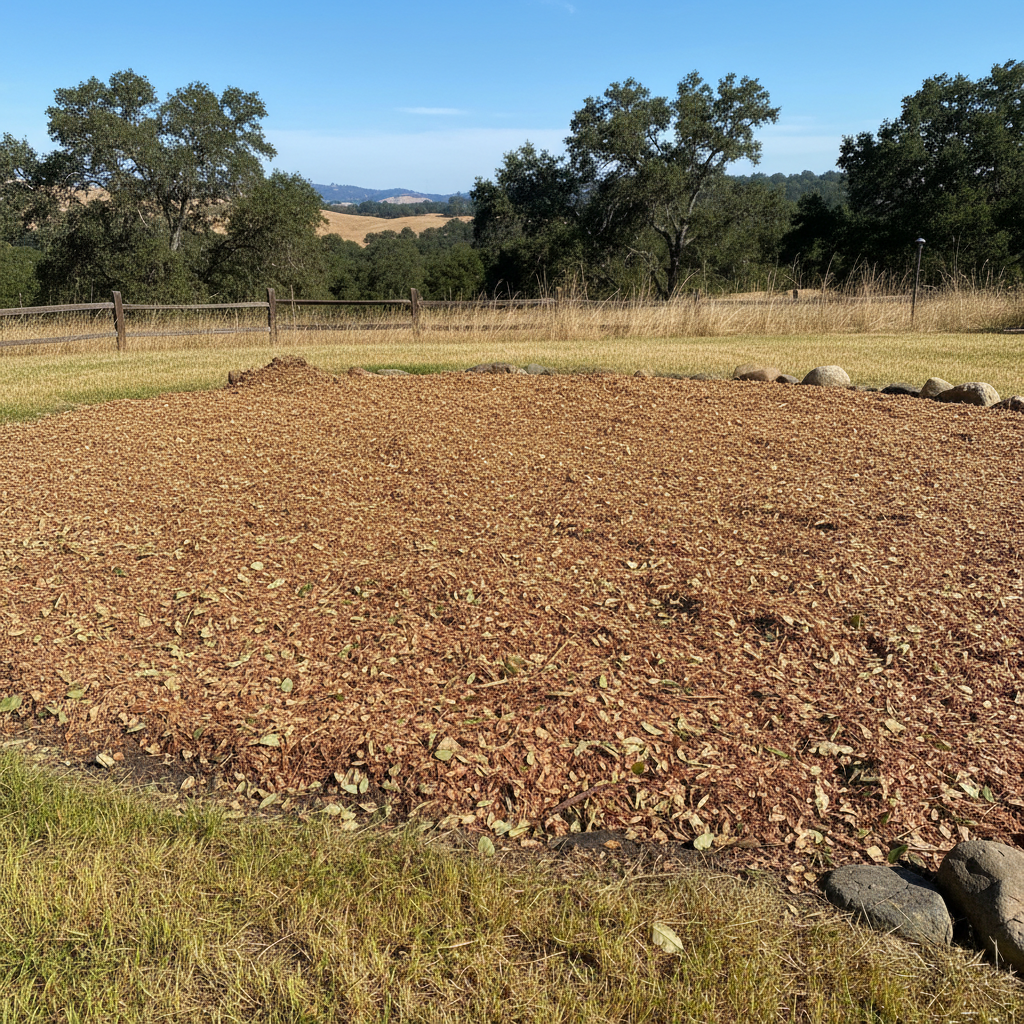 Completed tree removal work at a residential property in Napa, CA