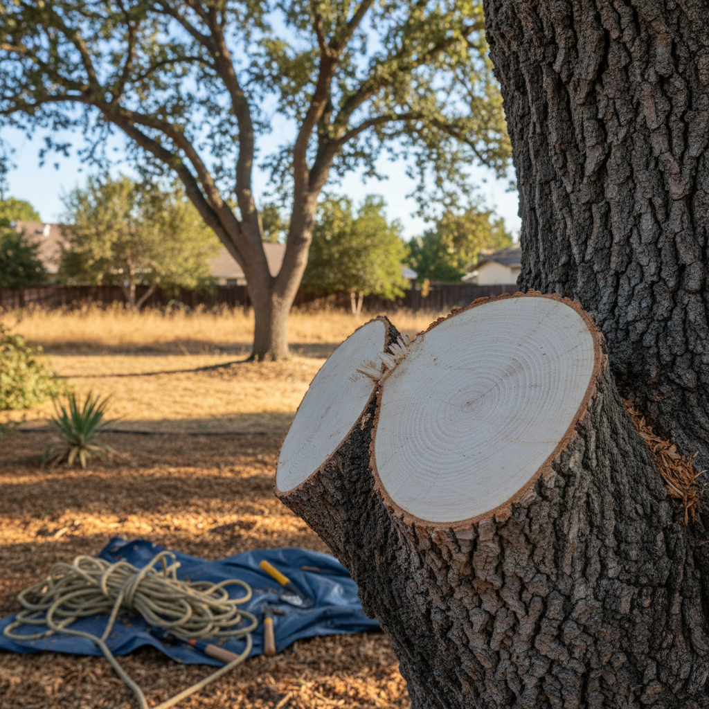 Completed tree health & care work at a residential property in Camarillo, CA
