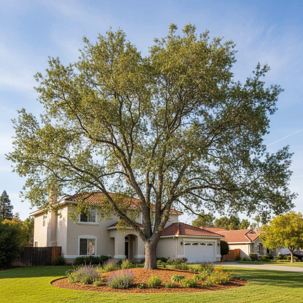 Completed tree health & care work at a residential property in Camarillo, CA