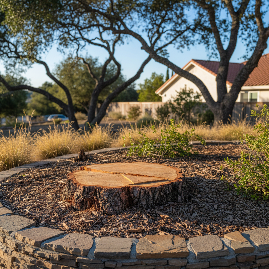 Completed emergency tree removal work at a residential property in Camarillo, CA