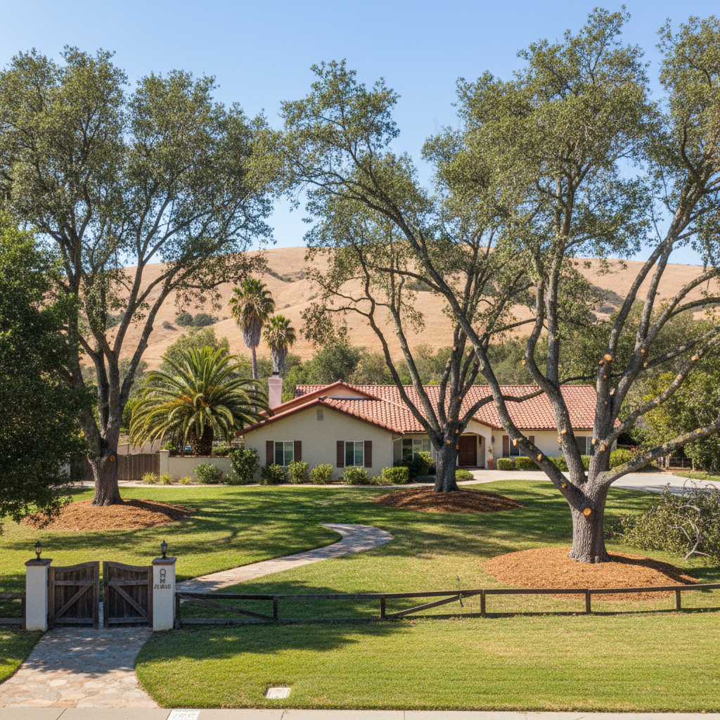 Completed tree health & care work at a residential property in Camarillo, CA