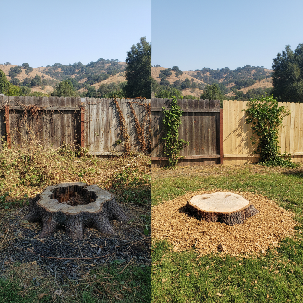 Completed emergency tree removal work at a residential property in Camarillo, CA