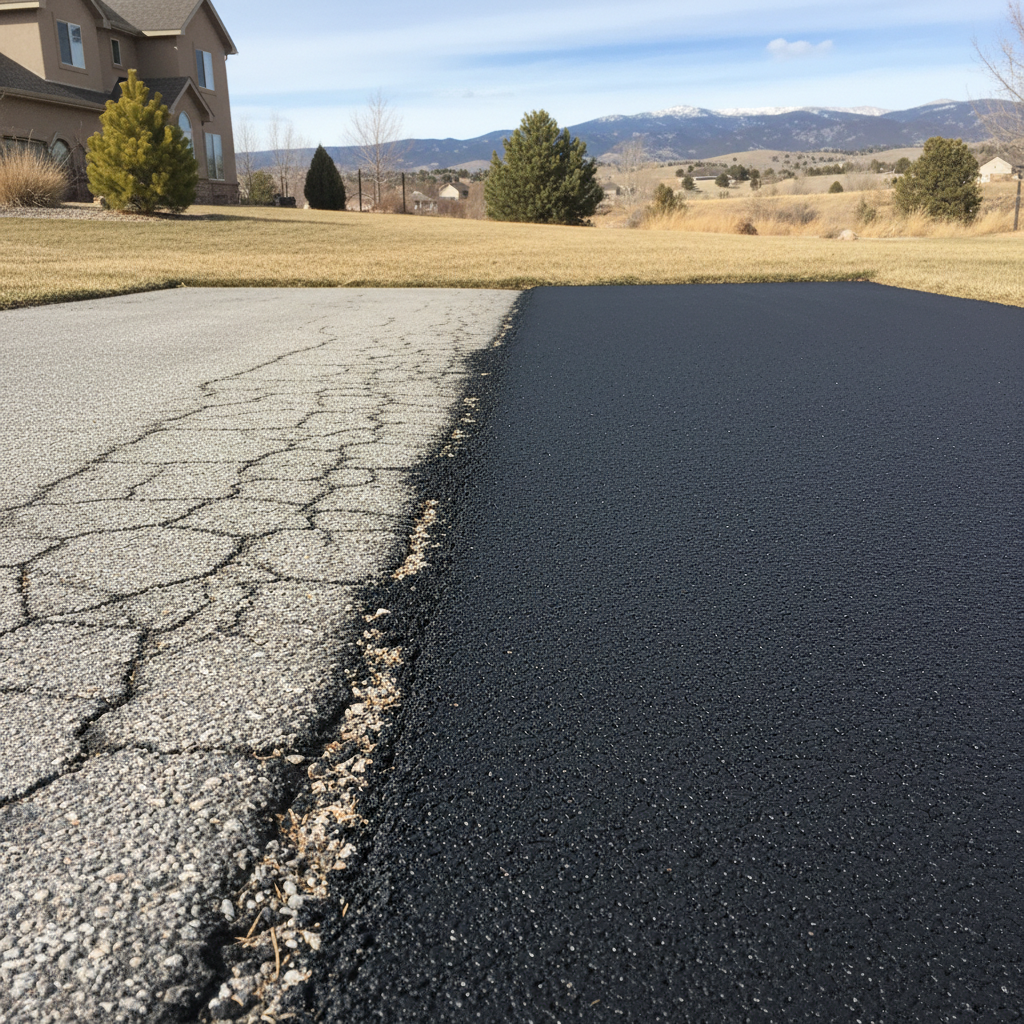 Completed commercial asphalt work at a residential property in Westminster, CO