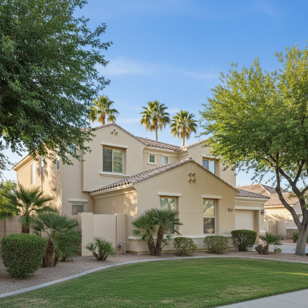 Completed stucco inspection work at a residential property in Las Vegas, NV