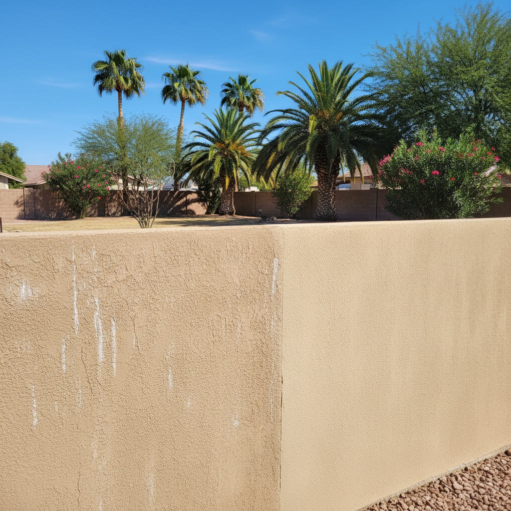 Completed stucco redashing work at a residential property in Las Vegas, NV