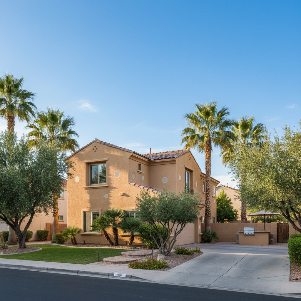 Completed stucco inspection work at a residential property in Las Vegas, NV